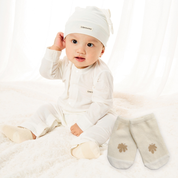 鋅健康抗菌嬰兒襪,不含化學成分,抗菌防霉,除臭抑味,舒適透氣,防曬抗UV